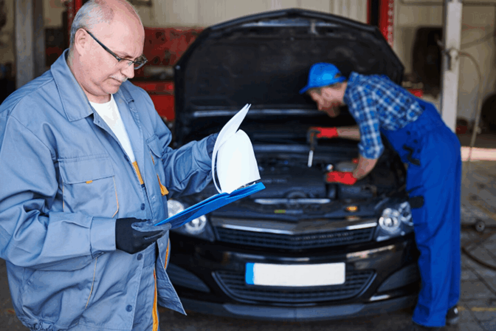 Professional collision repair center